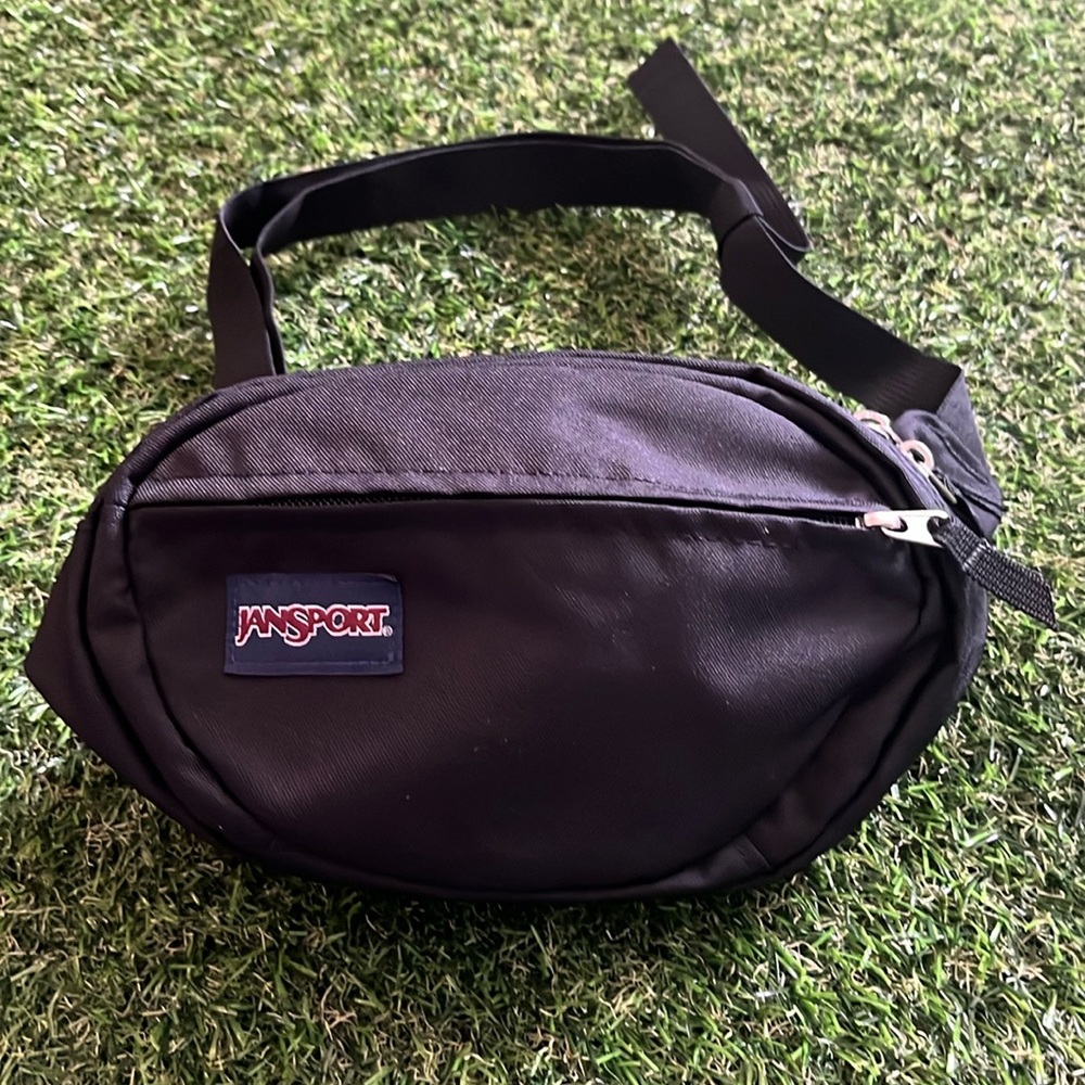 Jansport Black Fanny Waist Hip Pack Belt Bag